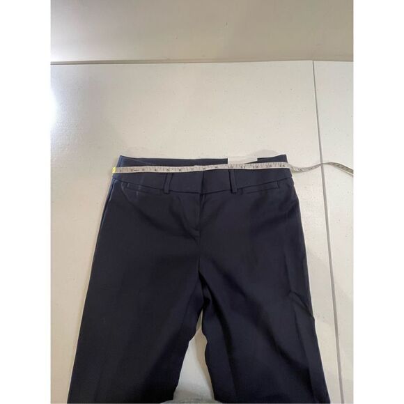 Loft women’s navy blue cropped Marisa fit The Riviera Pant size 0 petite NWT - Picture 3 of 8